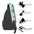 thumbnail image 5 of ZICANCN Crossbody Sling Bags for Women Men,Daisy Floral Pattern Casual Shoulder Backpacks for Hiking Daypacks, 5 of 9