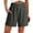 BBK61-Gray, variant on Linen Shorts For Women Summer Casual Elastic High Waisted Wide Leg Cute Dressy 2026 Vacation Beach Clothes Green S