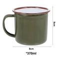 thumbnail image 5 of Outdoor Enamel Mugs, Set Of 4 With Durable Construction And Comfortable Handle, Shatterproof For Picnics, Camping, Or Home, 5 of 5