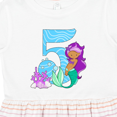 thumbnail image 4 of Inktastic Fifth Birthday Mermaid Girls Toddler Dress, 4 of 5
