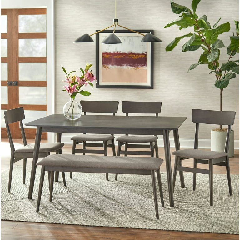 TMS Newington 6-Piece Indoor Dining Set, Includes Table
