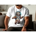 thumbnail image 3 of Funny Cool Astronaut Sloth Cosmonaut Space Galaxy Lover Gift T-Shirt Astronaut Sloth Space Birthday Holiday Presents Tshirt, 3 of 10