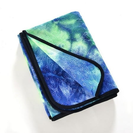 UPC: 0702038294542 | Tie Dye Yoga Mat Towel with Slip-Resistant Grip Dots