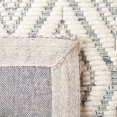 thumbnail image 6 of SAFAVIEH Marbella Winston Diamond Area Rug, Dark Grey/Ivory, 6' x 6' Round, 6 of 7