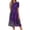 Dark Purple, variant on Fashion A-Line Dress for Women CIENVNSTG Flowy Summer Dress Perfect for Casual Outings or Parties