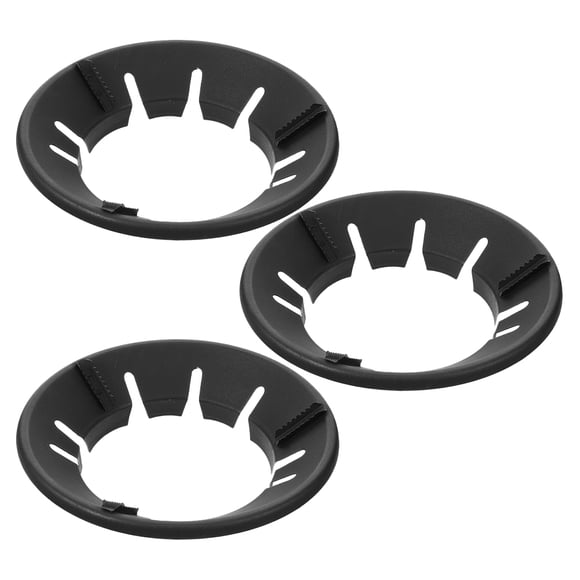 3 piezas de soporte de anillo de wok esmaltado a prueba de viento, rejilla de quemador de estufa de gas, soporte universal para wok, soporte para ollas y sartenes de cocina