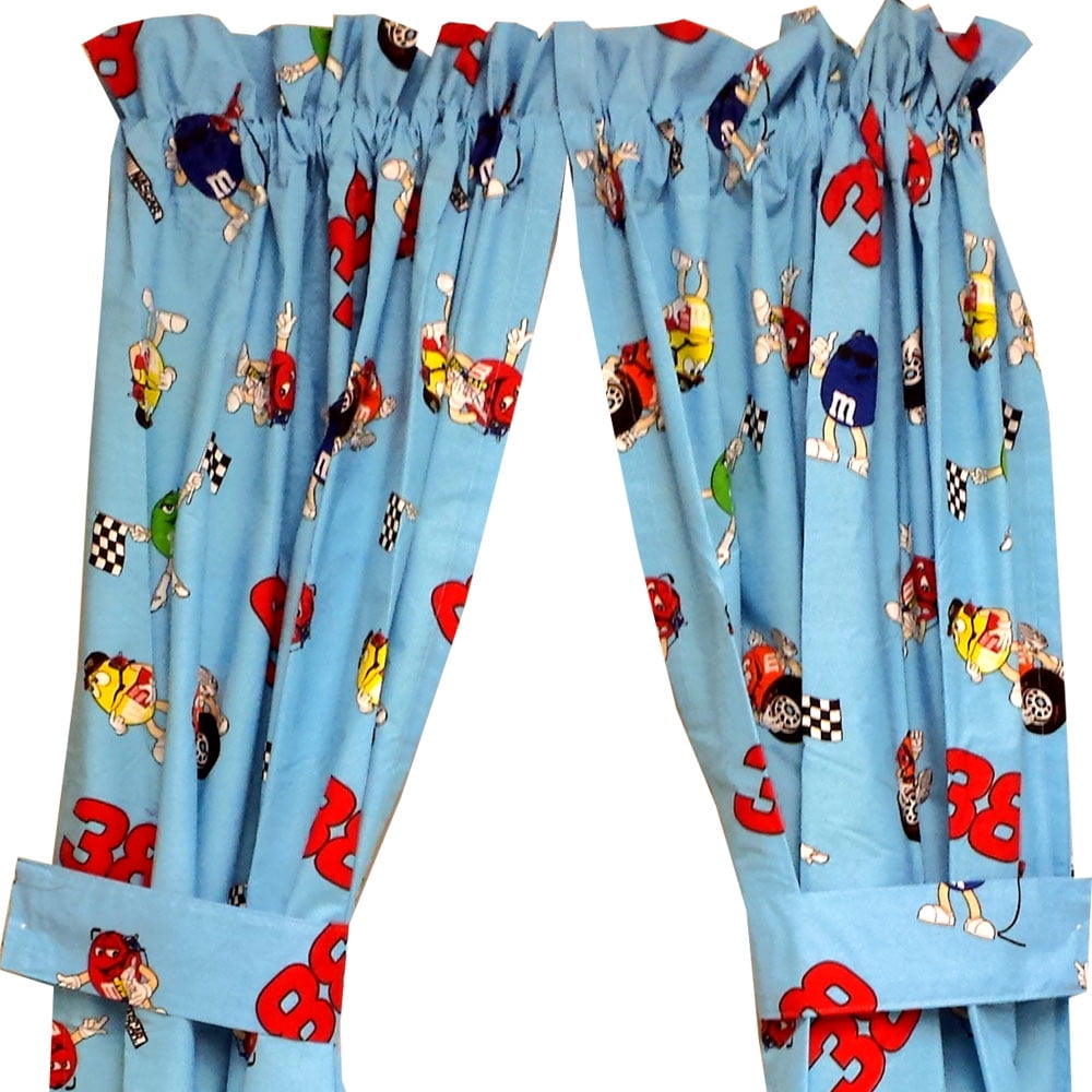Elliot Sadler Nascar 5pc Window Curtains Valance Set