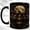 Black, variant on Dark Coven Coffee Mug, Bat Moon Mug, Ceramic 11 oz