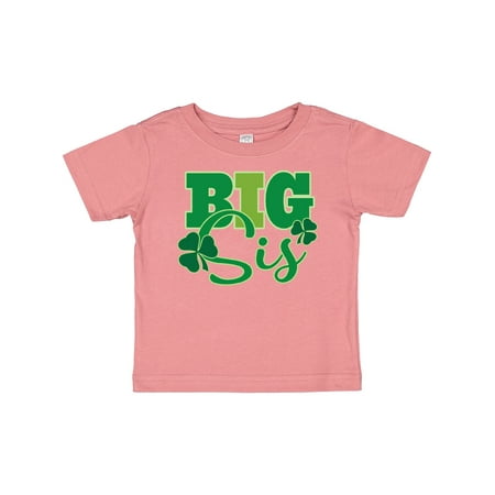

Inktastic Big Sis Irish St Patricks Sister Gift Baby Girl T-Shirt