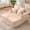 COFFEE, variant on Oversized Chaise Longue Chair Indoor, Modern Upholstered Corduroy Deep Seat Sofa Bed with Throw Pillows and Armrests, Sleeper Sofa Couch for Living Room, Bedroom Apartment
