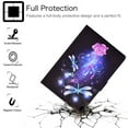 thumbnail image 2 of Allytech Case for Lenovo Tab M10 HD TB-X505F TB-X505L/ Tab M10 10.1"(TB-X605F), Kickstand PU Leather Shockproof Flip Wallet Auto Sleep Wake Case for Lenovo Tab TB-X505F/X505L/X605F, Butterfly & Floral, 2 of 6