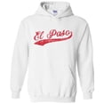 thumbnail image 3 of UGP Campus Apparel El Paso Baseball Script - Hometown Pride, Pitcher Hoodie - Medium - White, 3 of 6