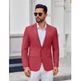 thumbnail image 2 of COOFANDY Casual Suit Jacket for Men Slim Fit Sports Jackets Lightweight Formal Business Blazer with Pocket, 2 of 6