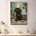 thumbnail image 4 of Funny Dog Kitchen Wall Art - Dining Room Wall Decor - American Water Spaniel Cooking Food Canvas Prints for Farmhouse Kitchen Decor, Modern Restaurant Painting Artwork, 4 of 6