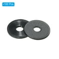thumbnail image 3 of Uxcell M4 Nylon Flat Washer, 100 Pack 4mm ID 15mm OD 1mm Thick Sealing Spacer Gasket Ring, Black, 3 of 6