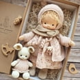 thumbnail image 1 of A Waldorf Doll Native Enamel Doll Artist Handmade Kawaii Children's Christmas Gift Dolls for Girls Toys #17With Box, 1 of 4