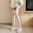 thumbnail image 2 of D-GROEE 1 Pair Women's Sheer Thigh High Pantyhose Hosiery Stockings with Bow-knot Decor, 2 of 8