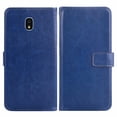 thumbnail image 4 of Mobile Phone Cover for Samsung J7-2018, Cover Premium Pu Leather Tpu Flip Cover Magnetic Closure Card Compartment Stand Function Wallet with Lanyard Protective Cover, 4 of 7