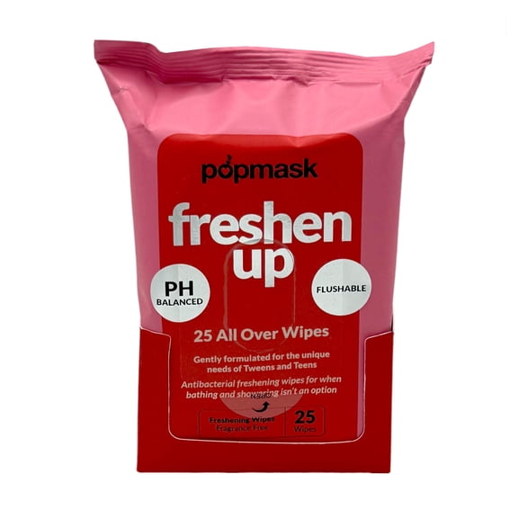 Popmask Teen Freshen Up Body Wipes