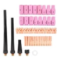thumbnail image 2 of Kit For W,53pcs/set TIG Welding Torch Plasma Cutter Consumables Gas Nozzle Eco-Friendly Materials, 2 of 14