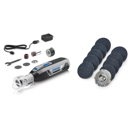Dremel 7760-PGK 4 Volt Cordless Rotary Dog and Cat Pet Nail Grooming Kit with 10 Additional Grooming Disks