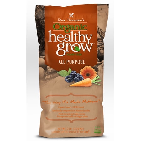 Dave Thompson's Organic Healthy Grow All Purpose Fertilizers, 3 lb