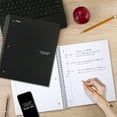 thumbnail image 6 of Five Star Spiral Notebook + Study App, 3 Subject, Wide Ruled, 8" x 10.5", Black, 6 of 7