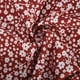 thumbnail image 4 of ICHUANYI Clearance Women's Summer Flower Printing Short Sleeve V Neck Lace Splicing Dresses Fashion Full Skirt Dress(Wine, L) ICHUANYI WER2023080900939, 4 of 6
