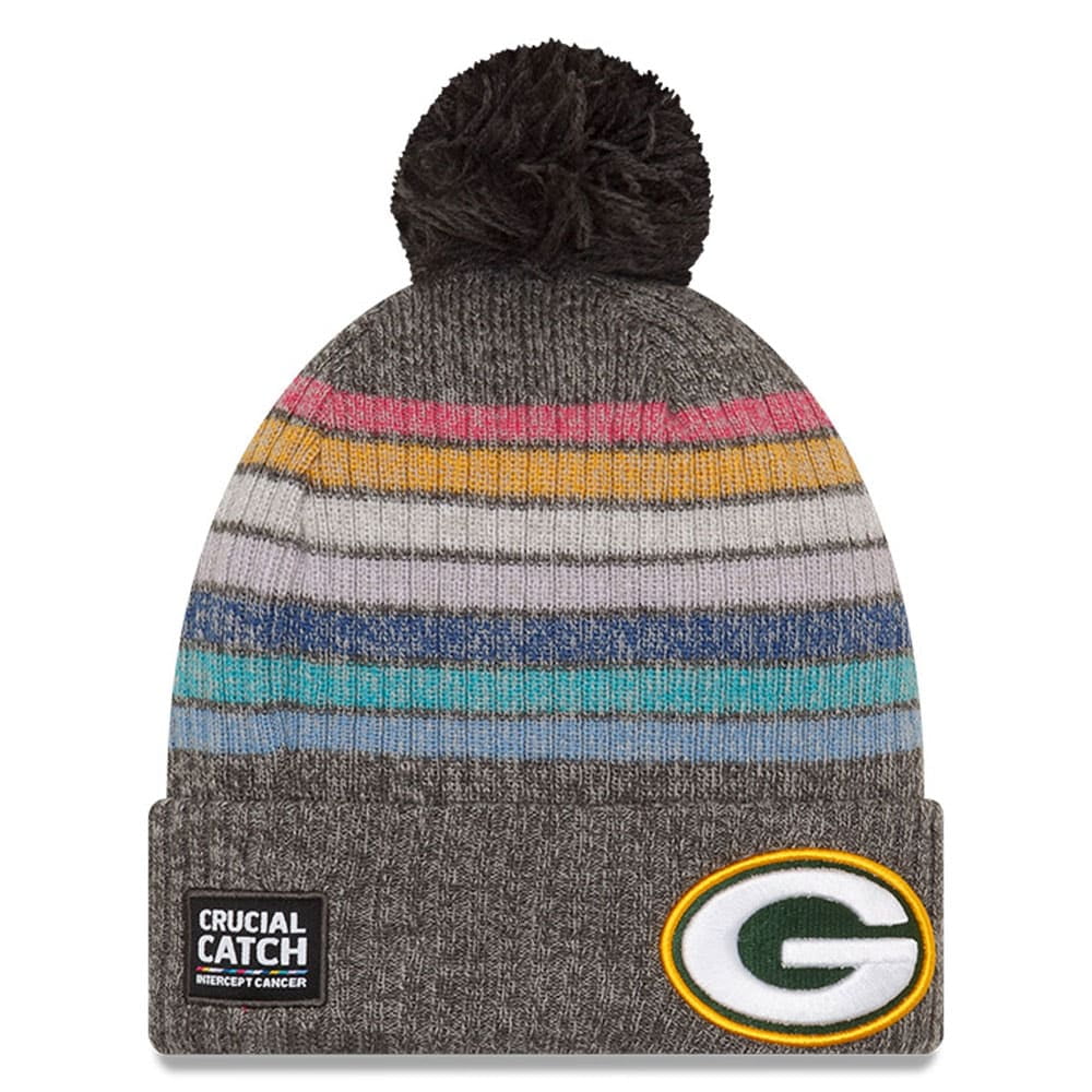 2021 NFL Crucial Catch Pom Knit Hat 