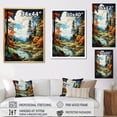 thumbnail image 4 of Designart "Tree Redwood Shimmering Heights I" Landscape & Nature Floater Framed Canvas Wall Art, 4 of 7