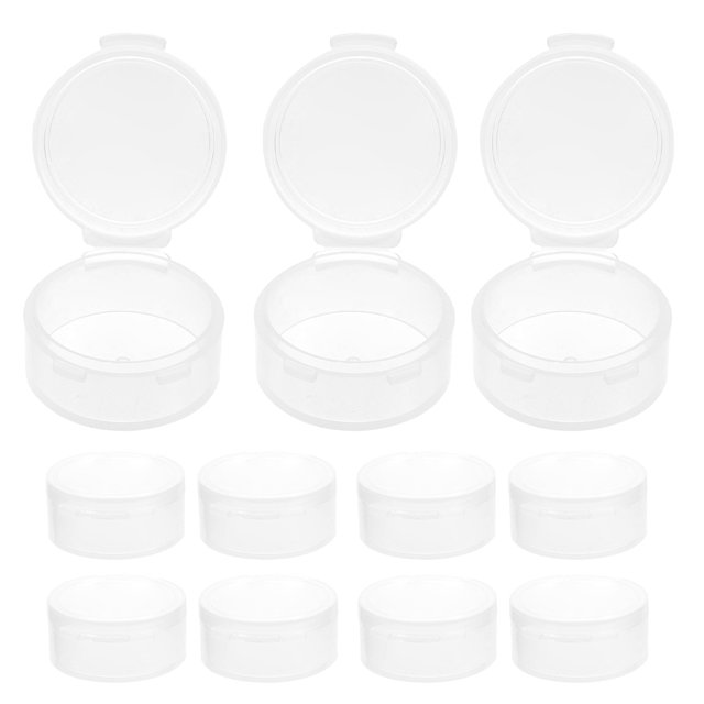 WRISTBIQUE 15Ud Caja Plástica Transparente Para Almacenar Tapones De Oído Y Pequeños Artículos