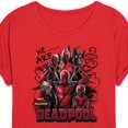 thumbnail image 3 of Marvel Deadpool & Wolverine - We Are Deadpool Doodles - Women's Oversized Graphic T-Shirt, 3 of 4