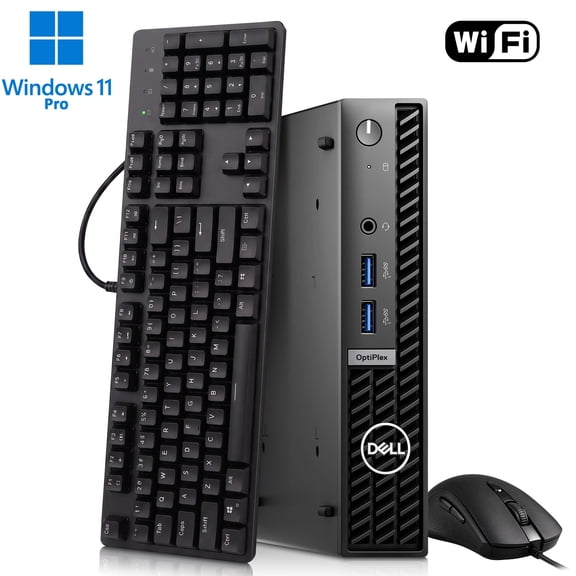 Restored Dell OptiPlex 7010 PC — Intel i5-13500T, 16GB DDR4 Memory, 512GB SSD Storage — Wi-Fi, Windows 11 Pro, Tiny Pc