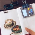 thumbnail image 2 of Portable Travel Watercolor Set, Mini Walnut Wood Palette with 8 Grids, Detachable, Metal Clip, Unique Gift for Artists,Painting Enthusiast, 2 of 7