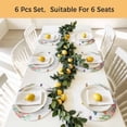 thumbnail image 5 of Seahorse Coastal Round 13 Inch Placemats Set of 8, Nautical Ocean Summer Beach Coral Shell Sea HeatResistant Non Slip Place Mats for Dining Table, Wipeable Braided Kitchen Table Mats for Housewarming, 5 of 9