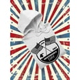 thumbnail image 3 of Independence Day Rubber Seal Hoodie Women -Image by Shutterstock, Female Large, 3 of 4
