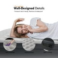 thumbnail image 5 of Honeydrill Twin Size Air Mattress 18.5" AirBed Inflatable with Built-In Pump, Gray, 5 of 7