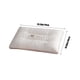 thumbnail image 3 of Almohada de látex natural para personas que duermen de lado y boca abajo - Altura ajustable, funda transpirable y lavable, 29x18 pulgadas, blanca, 3 of 8