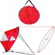 thumbnail image 2 of Yuarrent Kayak plegable, de viento, barco portátil, tabla de surf, toldo a favor del viento, extraíble, accesorios para equipos de windsurf Deportes acuáticos rojo, 2 of 6