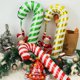 thumbnail image 4 of Globos de aluminio con forma de bastón de caramelo para Navidad, árbol de Navidad, Papá Noel, dulces, globos de regalo de Navidad, fiesta de cumpleaños, decoración del hogar, 4 of 5