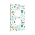 thumbnail image 6 of Zufioo Gold Stars Blue Dots Pattern Print Switch Wall Plate, Dustproof and Heat-resistant Decorative Wall Switch Cover, Suitable for Residential and Commercial Areas-Mid-size, 6 of 8
