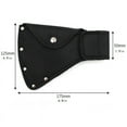 thumbnail image 3 of NANDIYNZHI Clearance! Tool Box Hatchet Leather Axe Head Cover Double Snap Hatchet Protector Hatchet Cover Portable Hatchet For Camping Lover Outdoor Camping Black， Tool Set Clearance Sale, 3 of 9