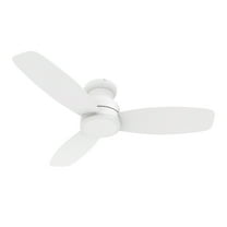 Smaair 48" Low Profile Indoor Flush Mount Not Smart Ceiling Fan with Remote No Lights