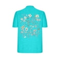 thumbnail image 2 of Aqestyerly T-shirt Blouse d'Été Décontracté à Col Rond Imprimé à Manches Courtes pour Femmes, Haut Quotidien Léger avec Imprimé Élégant, 2 of 6