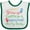 White and Green, variant on Inktastic Respiratory Therapist Like Daddy Boys or Girls Baby Bib