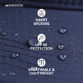 thumbnail image 4 of MISSION Cooling UPF Performance Hat - Unisex One Size Cap for Workouts, Golf & Running - Sweat & Water Activated Technology – Black, 4 of 7