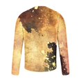 thumbnail image 4 of Dagegui Mens Long Sleeve T -Shirts Trendy Camo Print Pullover Tops Casual Crewneck Tees Lightweight Outdoor Active Camouflage Shirts Yellow,M, 4 of 5