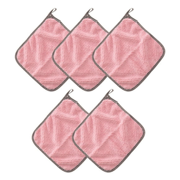 Dasuuxi 15 Pcs Chiffon de Cuisine Quotidien Serviette Vaisselle Antiadhésif Fournitures de Nettoyage de Cuisine