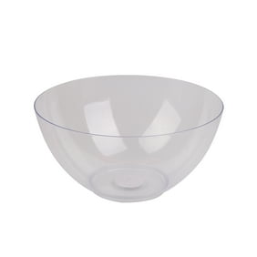 1 Count, 314 FL OZ, 13.2 x 6.5 IN Clear Plastic Classic Punch Bowl, by Way To Celebrate