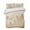 Beige White Turmeric, variant on Quilts Full Size, White Dandelion Soft Comforter Bedding Set for Bed, Spring Farmhouse Pastoral Flowers Floral Lightweight Quilted Bedspread with Pillow Cover(2 Pieces) for All Season, 78x90 Inch